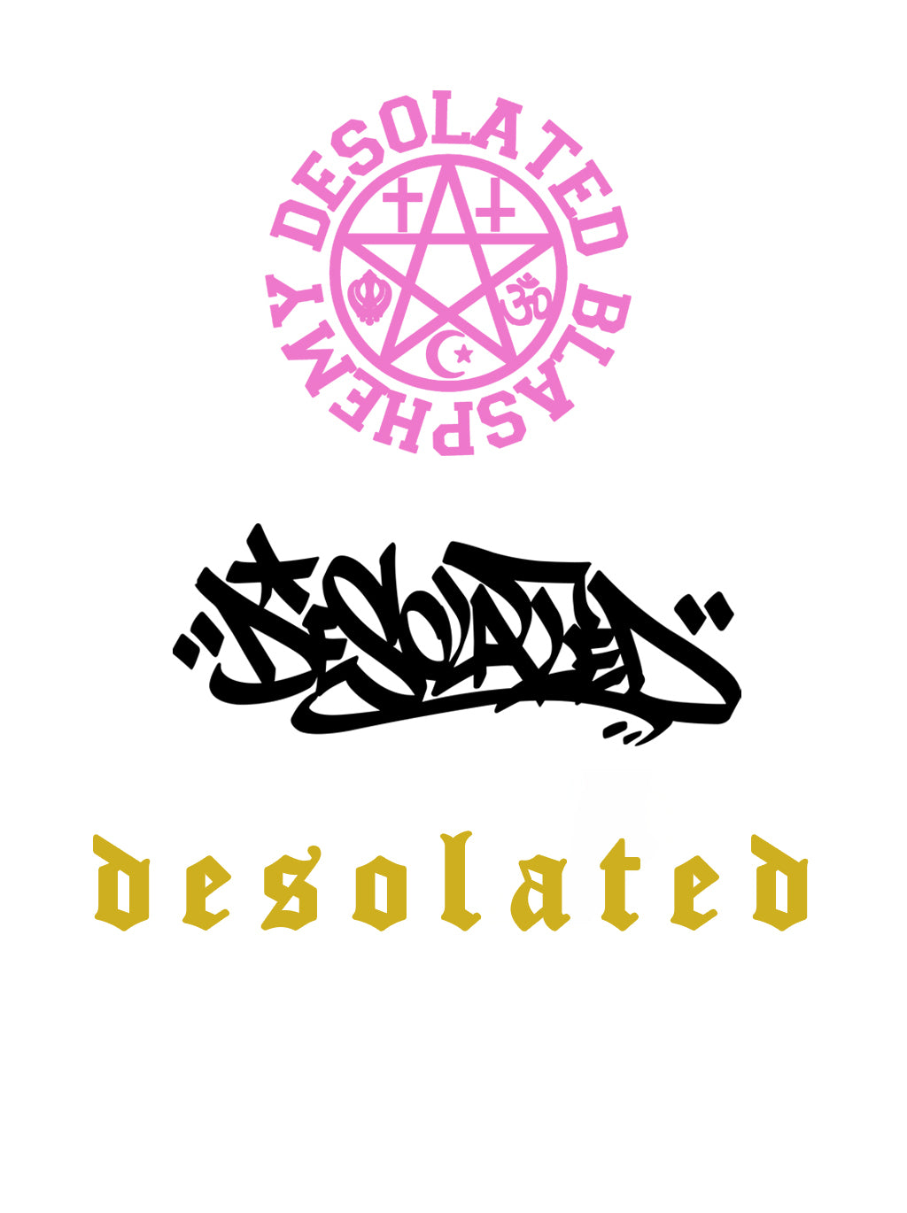 Desolated Weather-proof Stickers