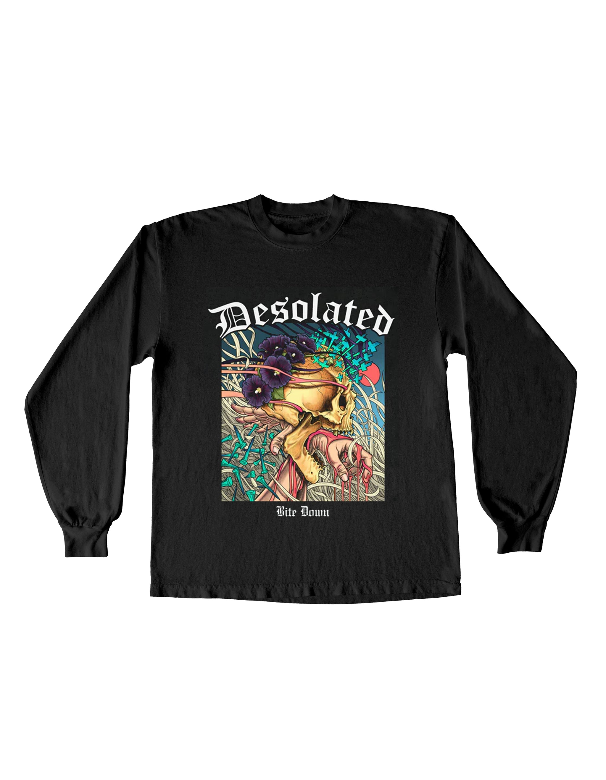 DESOLATED FOOTBALL シャツ　白　MLVLTD DESOLATED FOOTBALL シャツ白MLVLTD