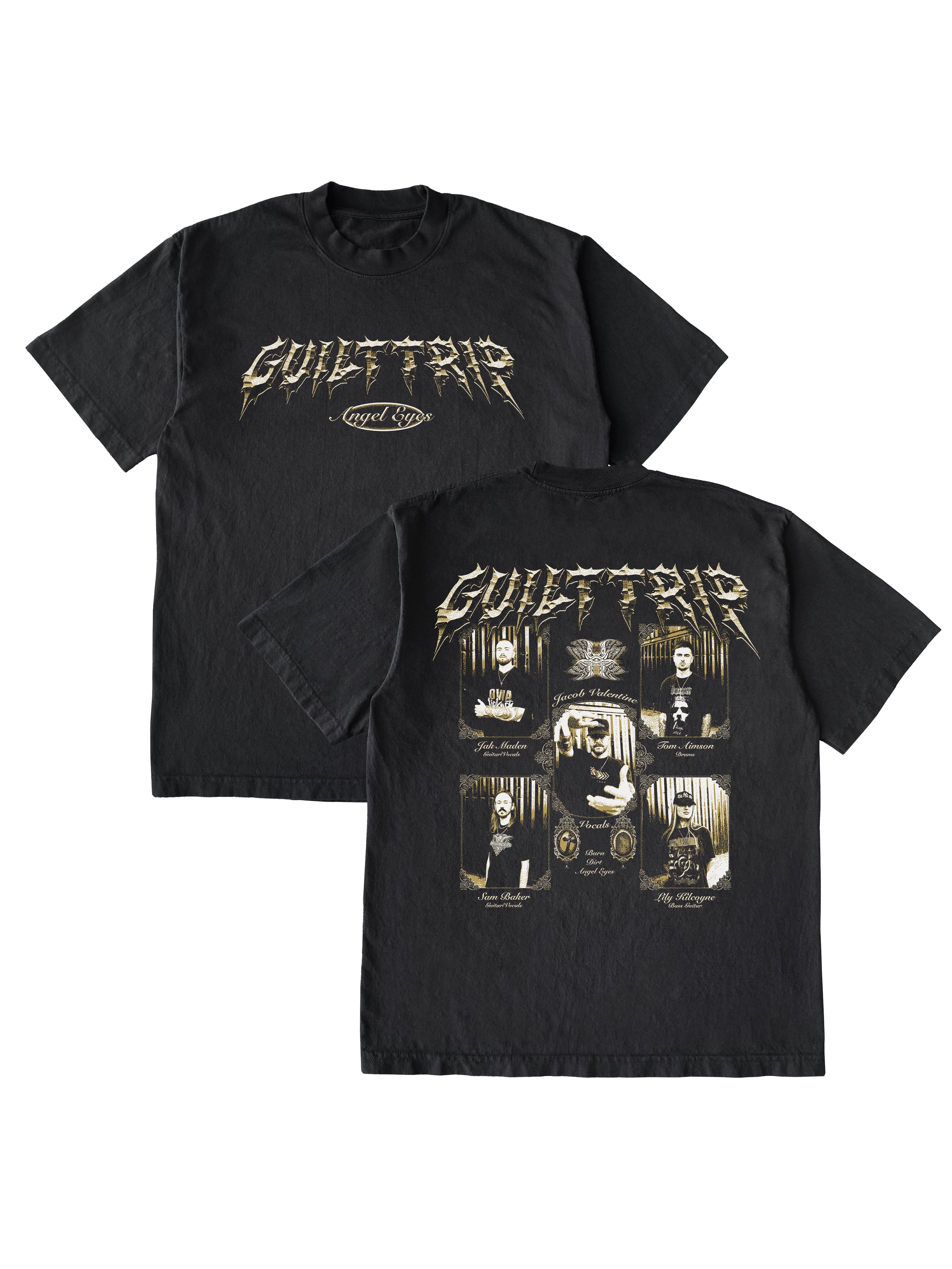 Guilt Trip - Angel Eyes T-Shirt – MLVLTD MUSIC