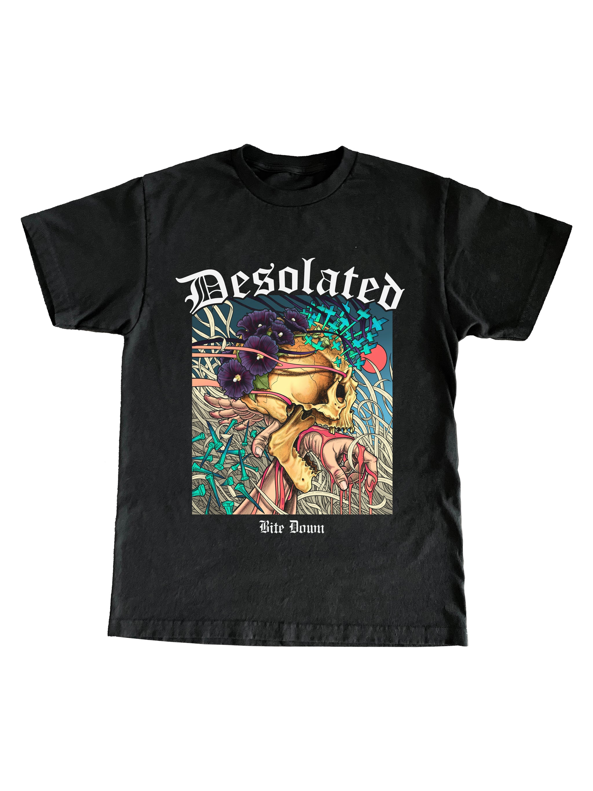 DESOLATED FOOTBALL シャツ　白　MLVLTD DESOLATED FOOTBALL シャツ白MLVLTD