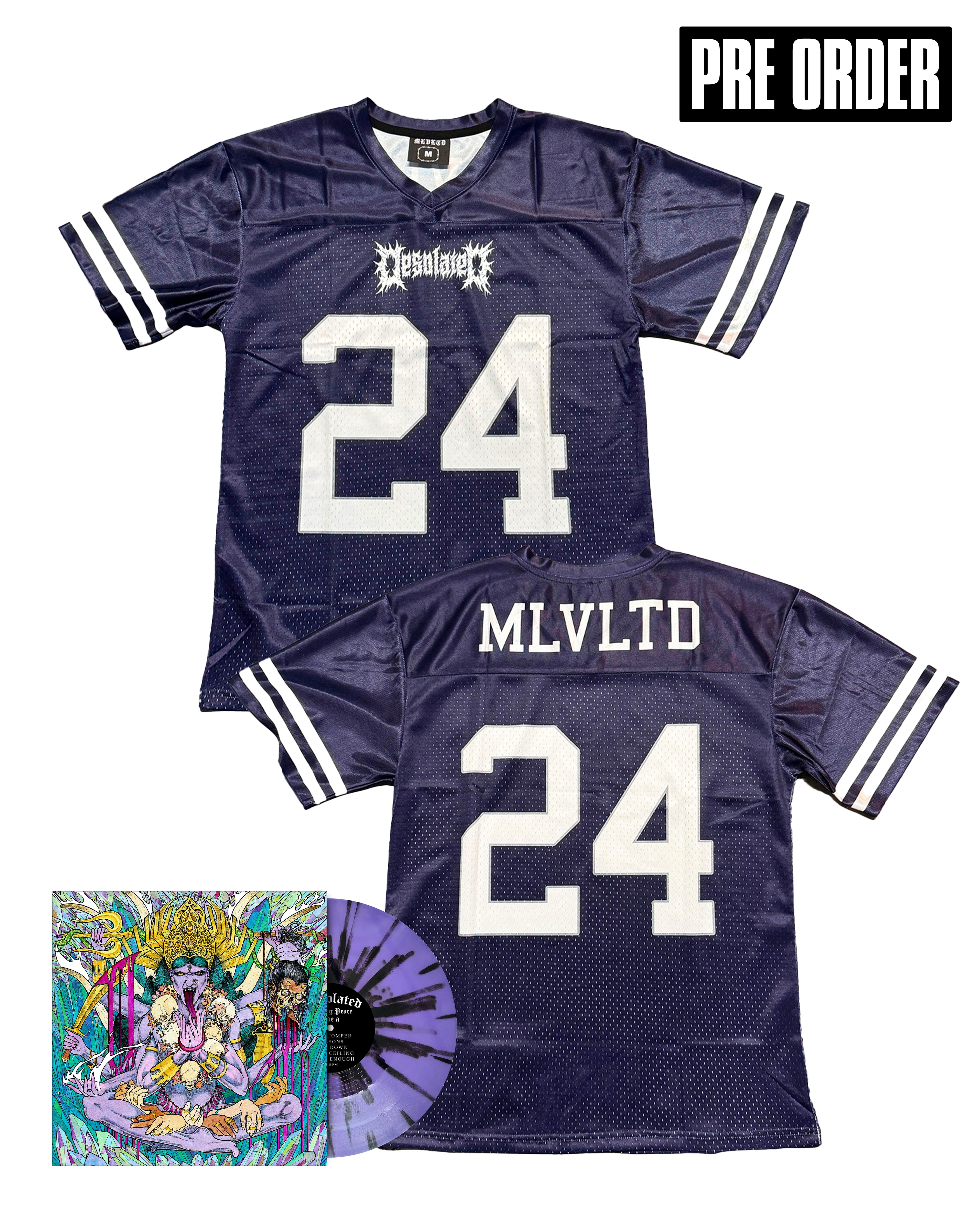 Desolated - Finding Peace NFL Jersey + Vinyl or CD Bundle