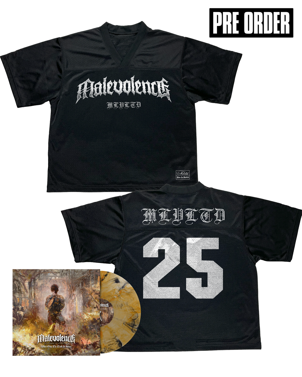 Malevolence - Where Only The Truth Is Spoken Jersey + Vinyl or CD Bundle