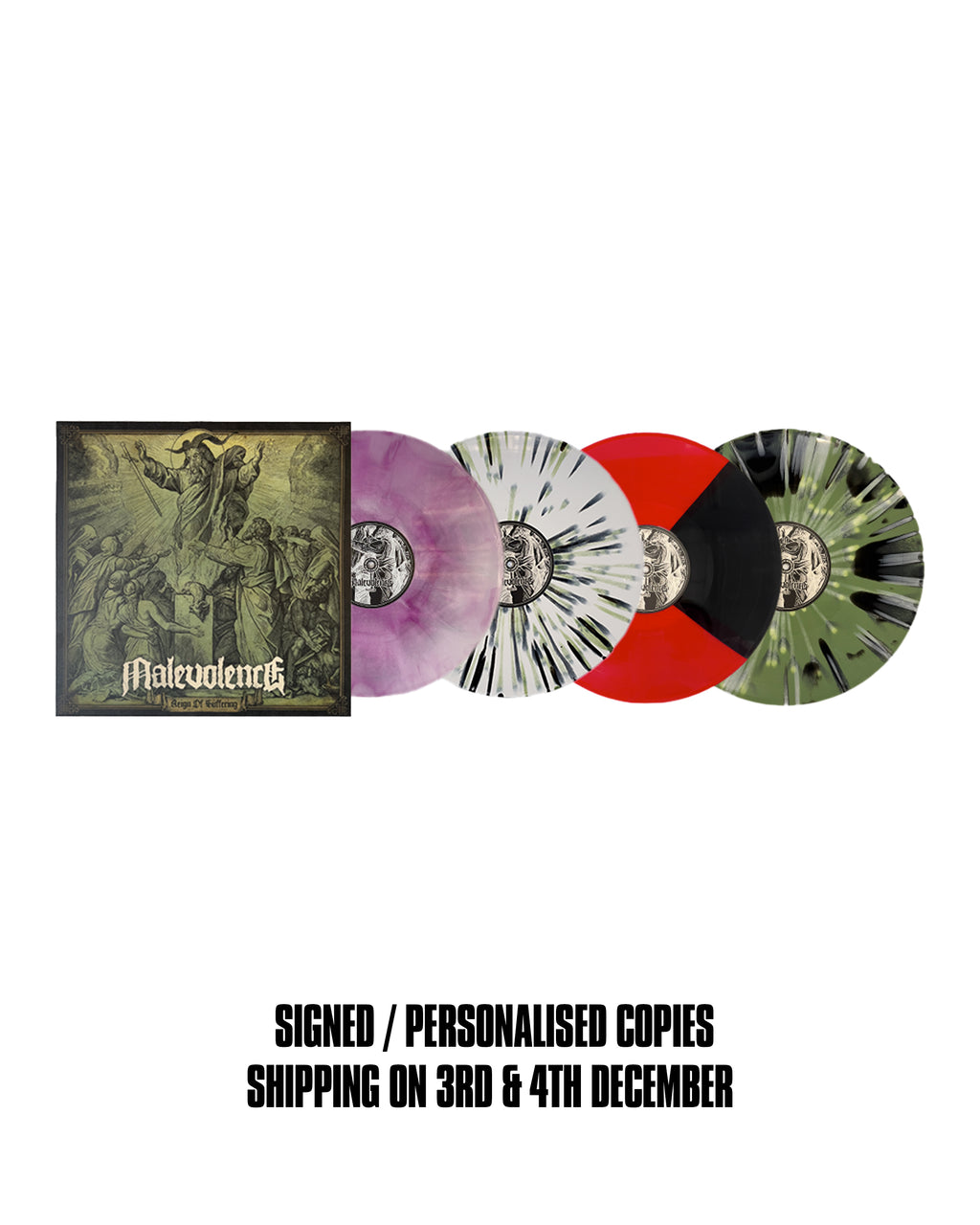 Malevolence - 'Reign of Suffering' - 10 YEAR REPRESS - 12" Vinyl