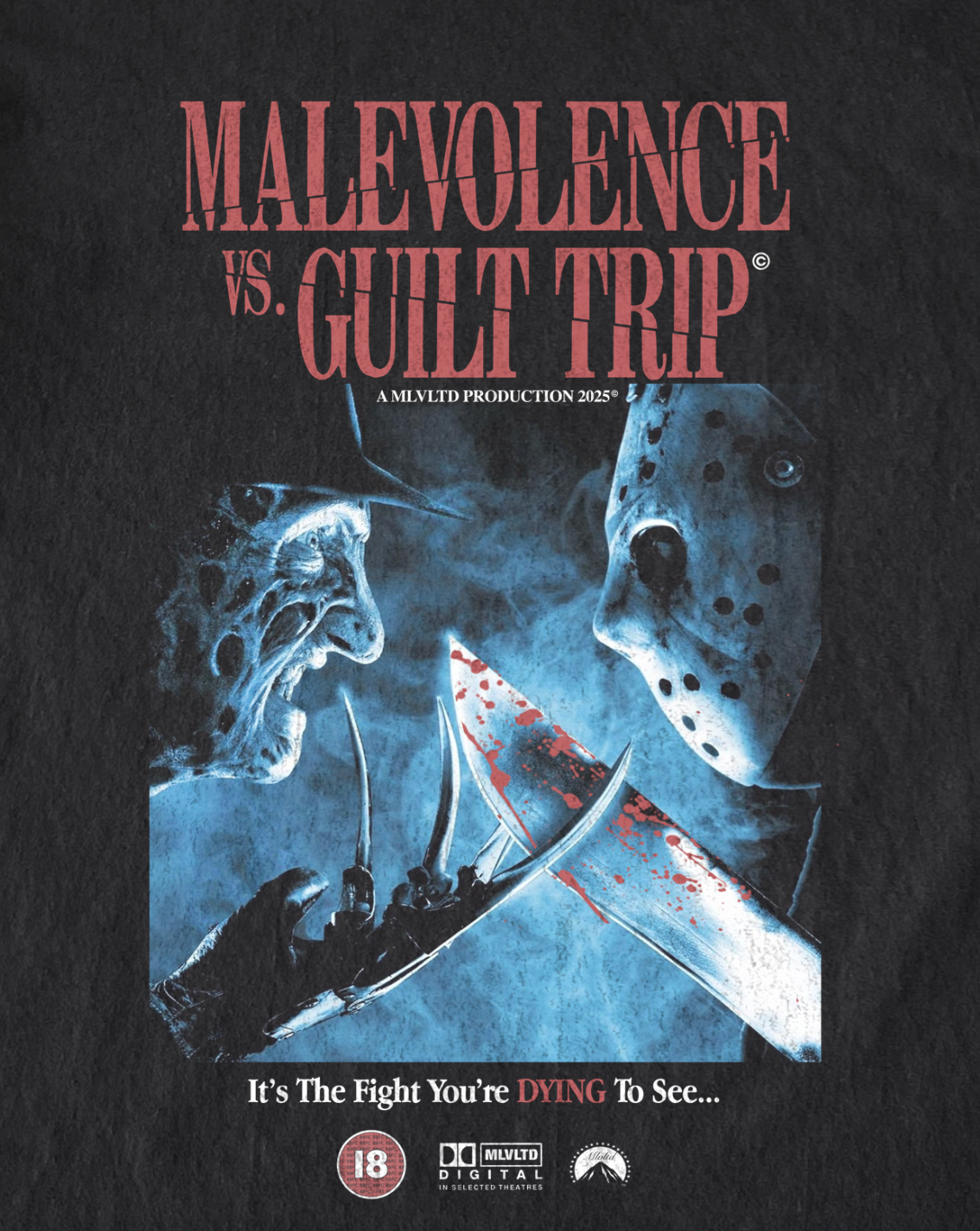 Malevolence Vs. Guilt Trip Halloween T Shirt