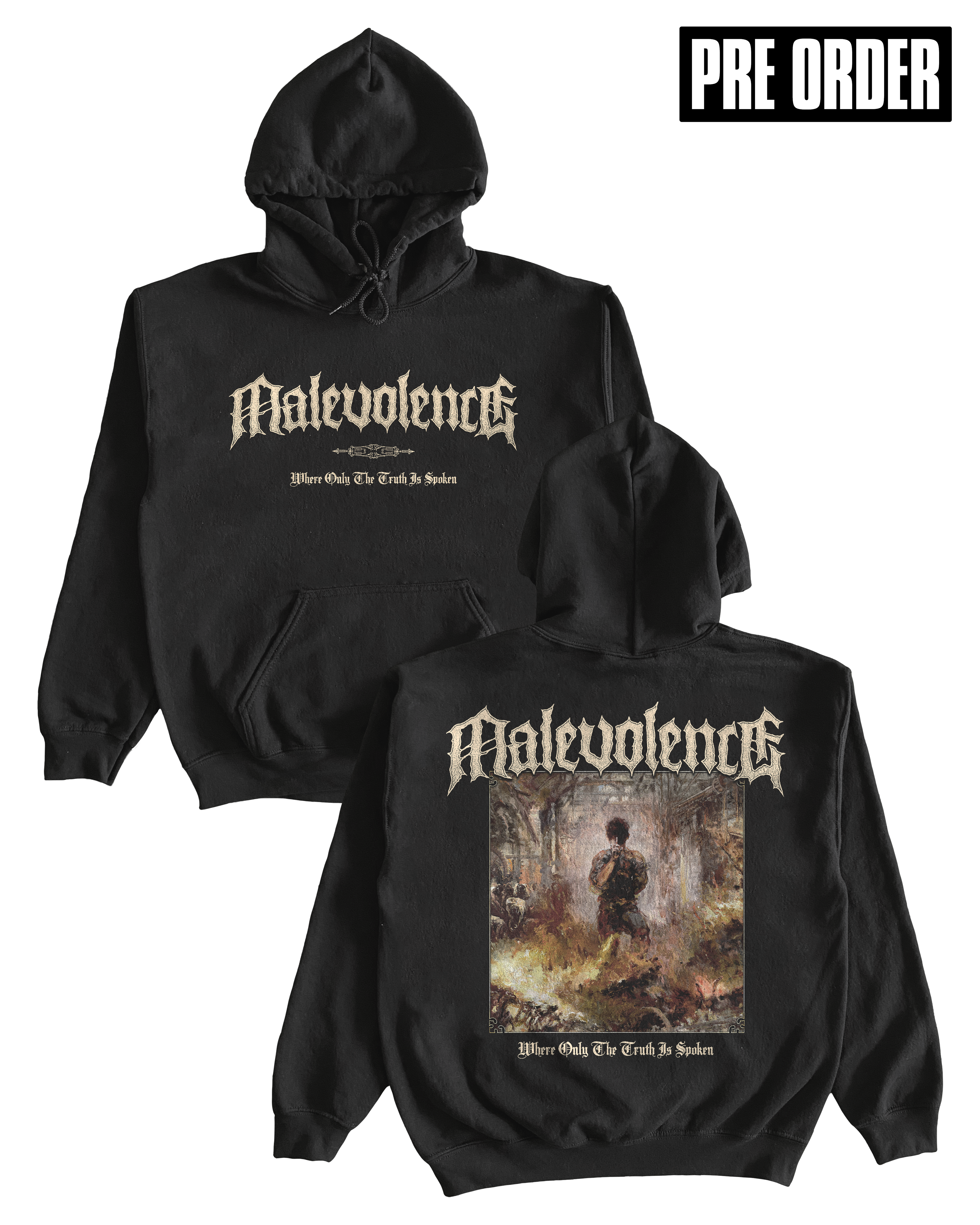 Malevolence - Where Only The Truth Is Spoken T Shirt + Hoodie + Vinyl Bundle