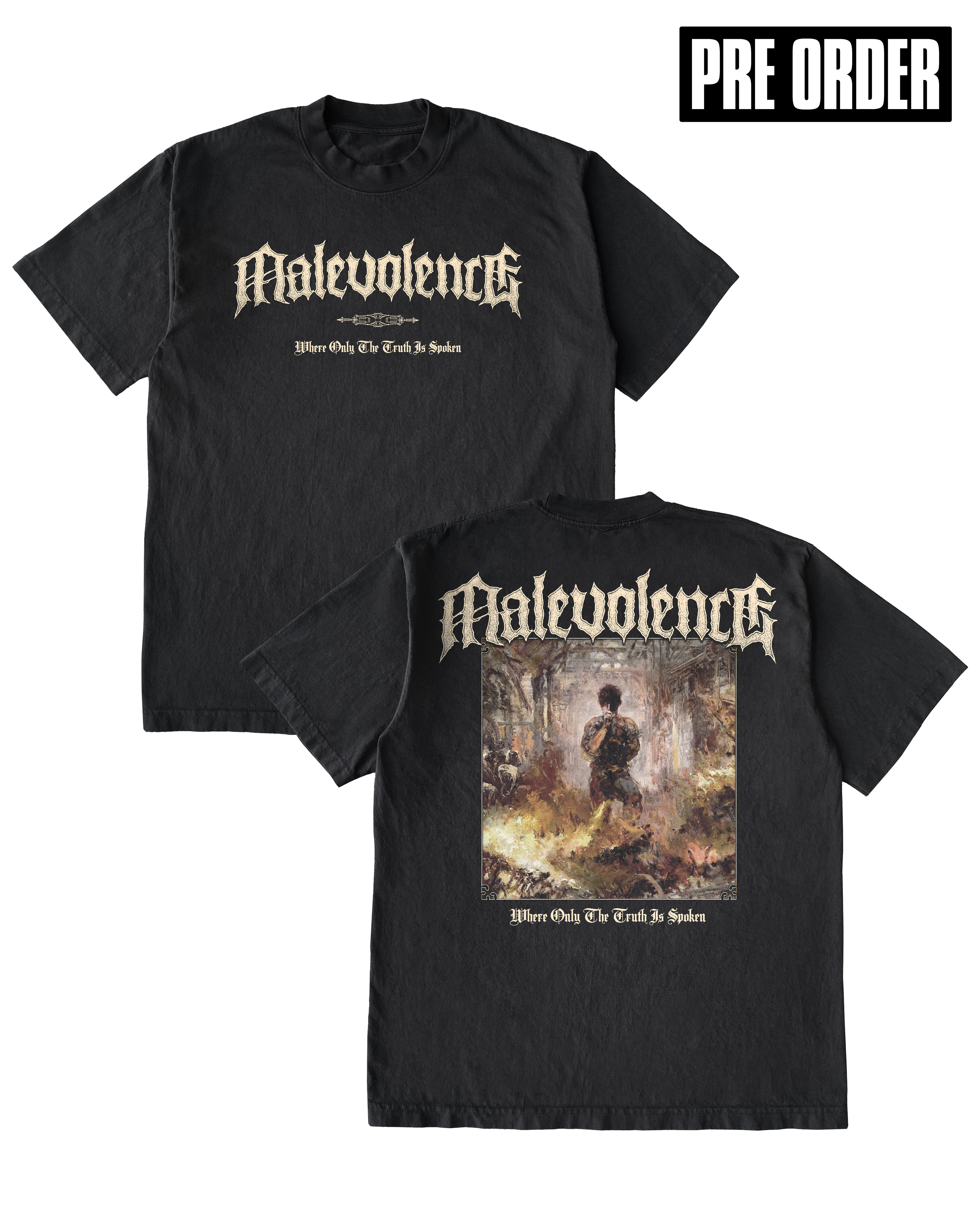 Malevolence - Where Only The Truth Is Spoken T Shirt + Hoodie + Vinyl Bundle