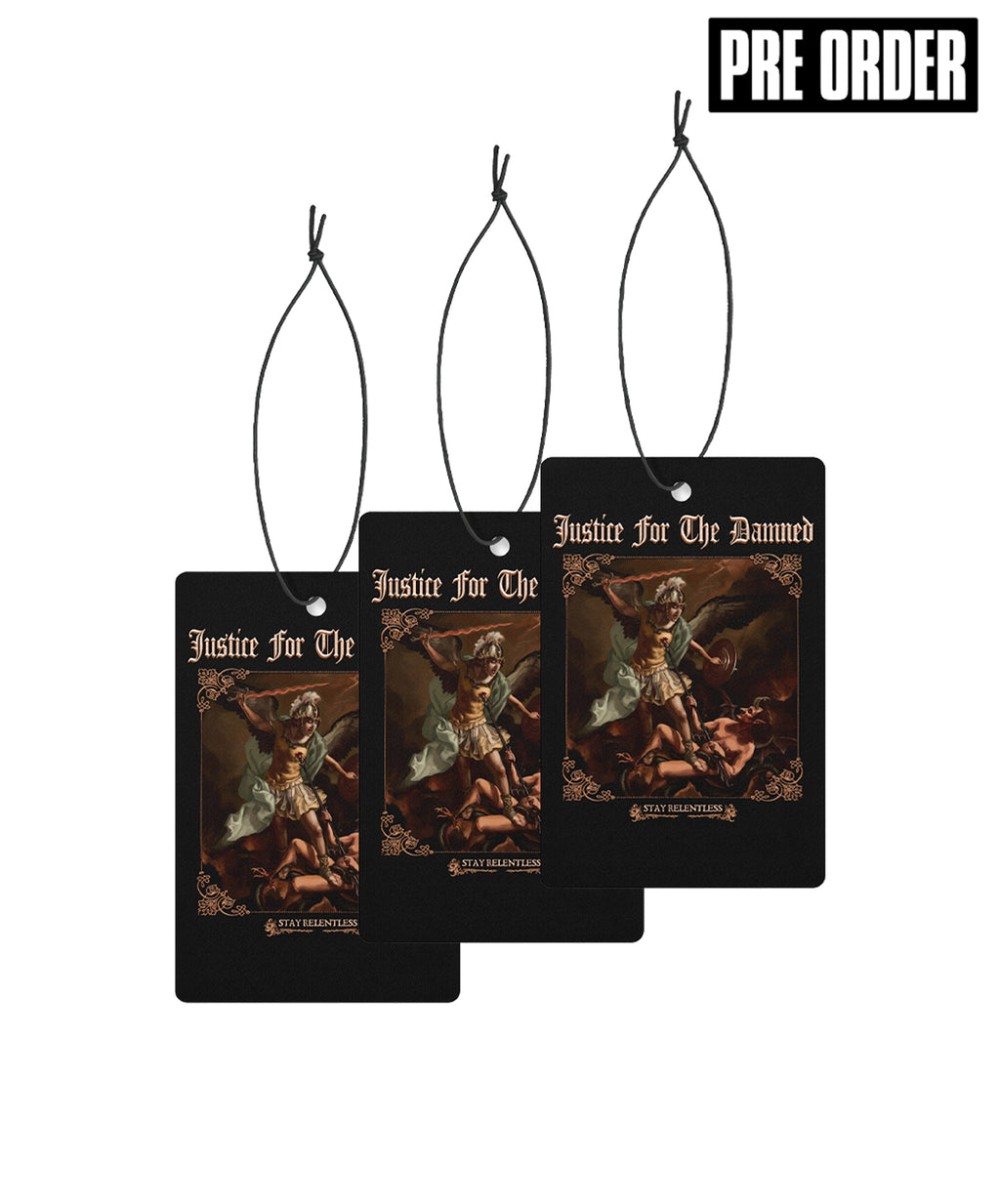 Justice For The Damned - Air Freshener (3 Pack)
