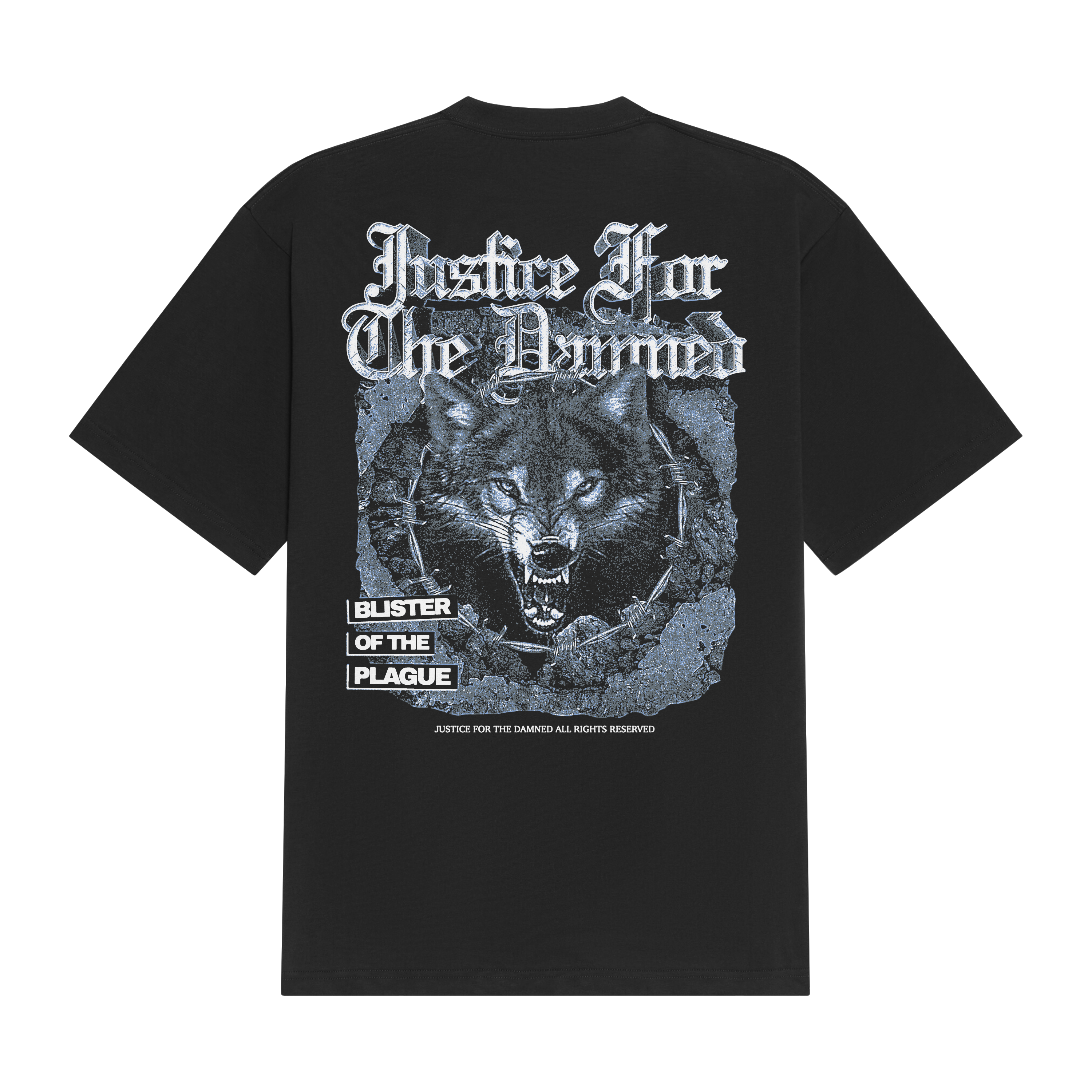 Justice for the Damned Wolf T-Shirt