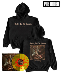 Justice For The Damned - Stay Relentless Hoodie & Vinyl Bundle