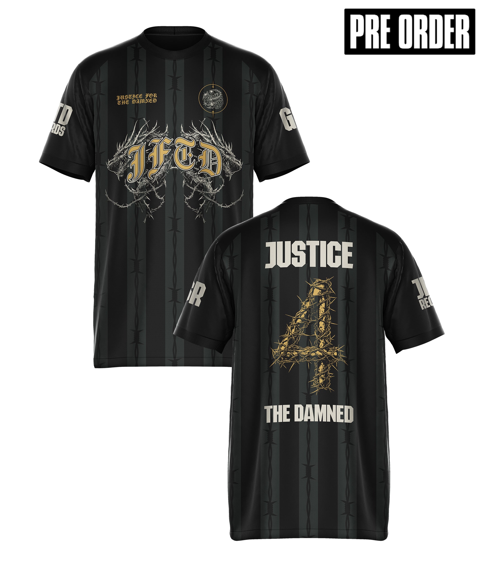Justice For The Damned - Football Jersey