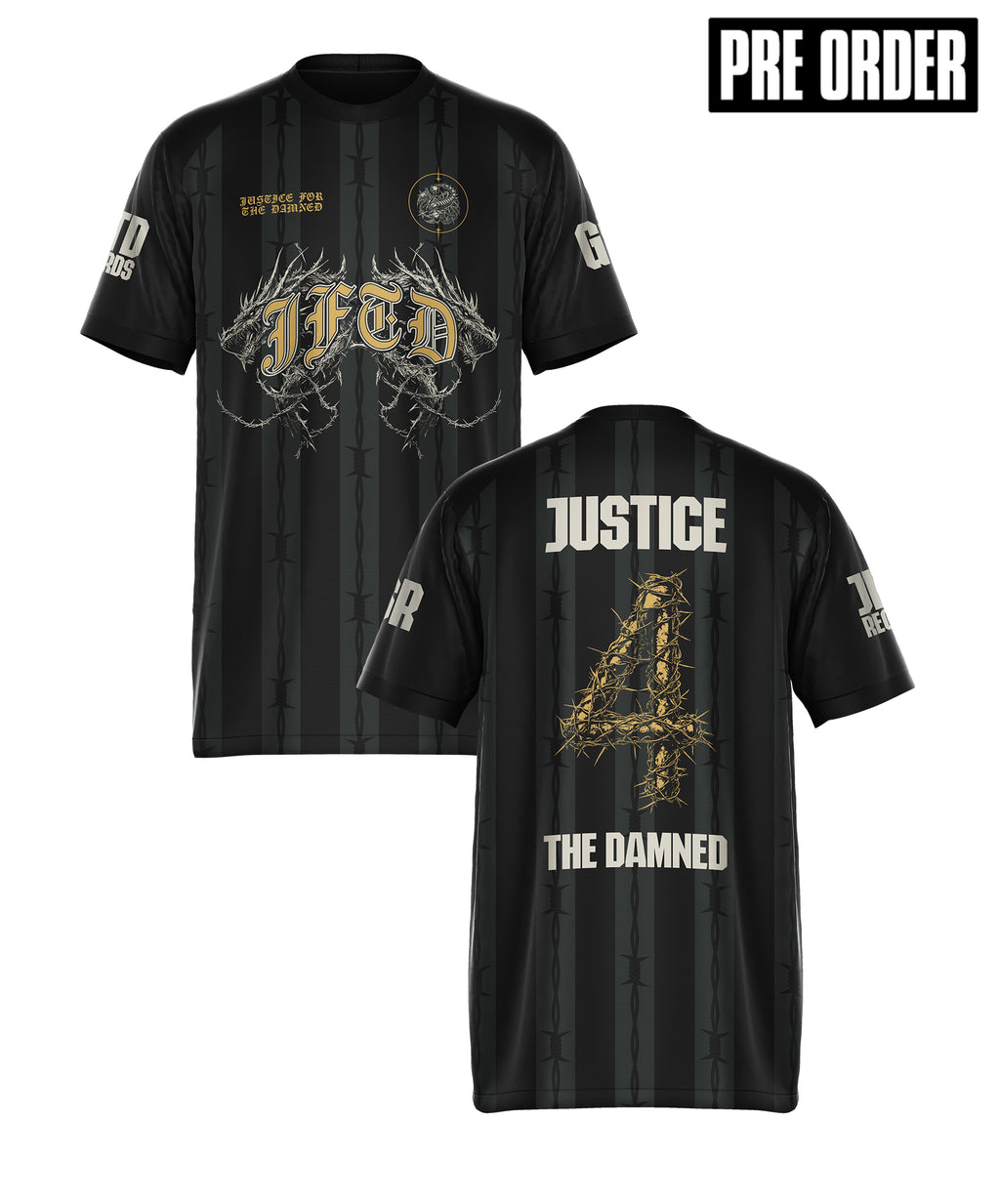 Justice For The Damned - Football Jersey