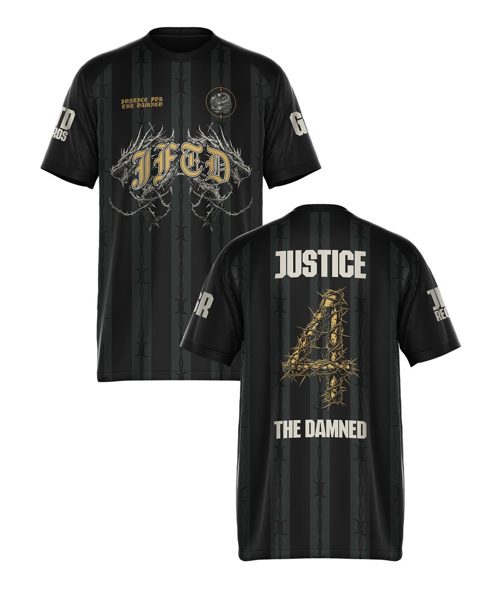 Justice For The Damned - Football Jersey
