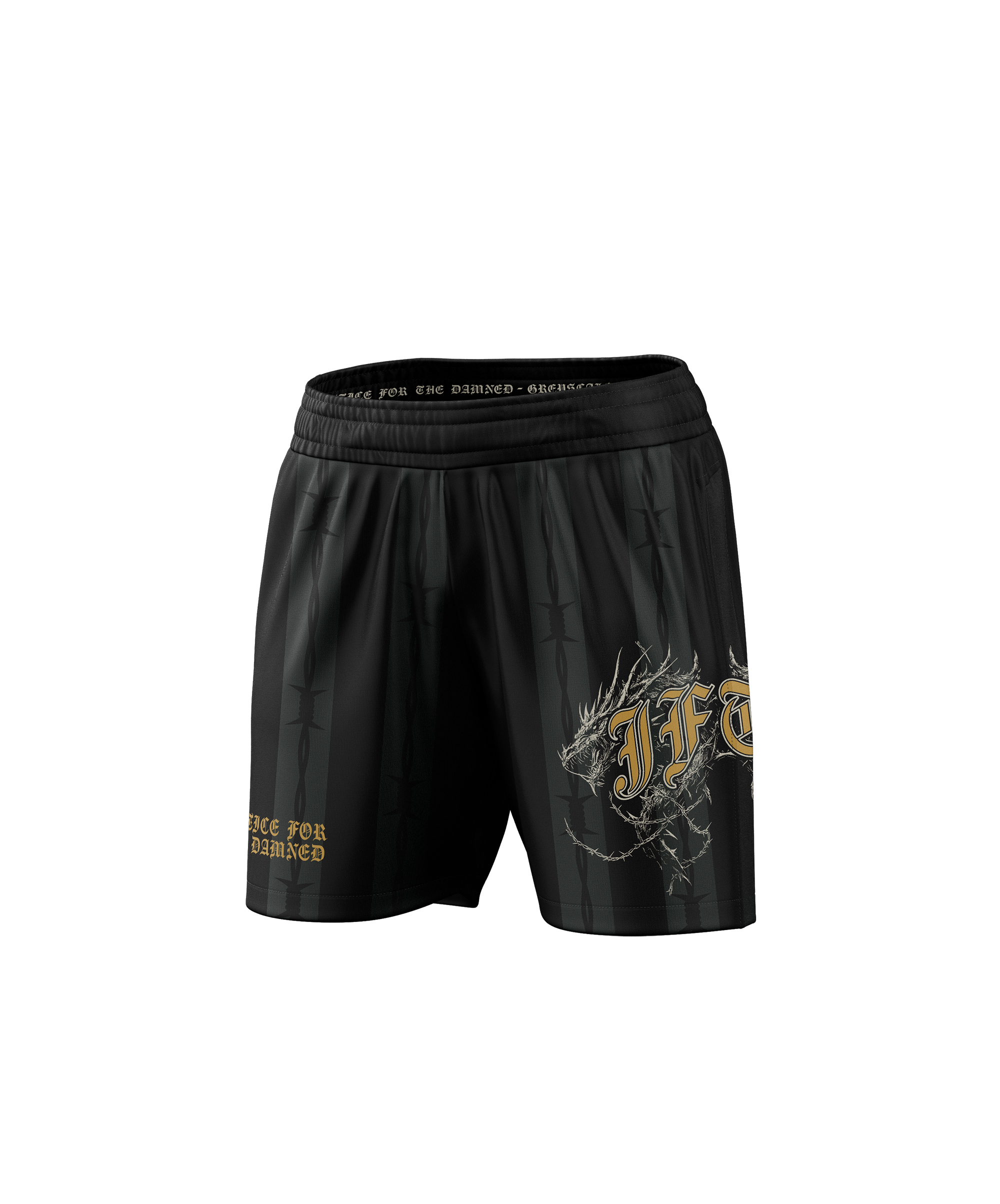 Justice For The Damned - Football Shorts