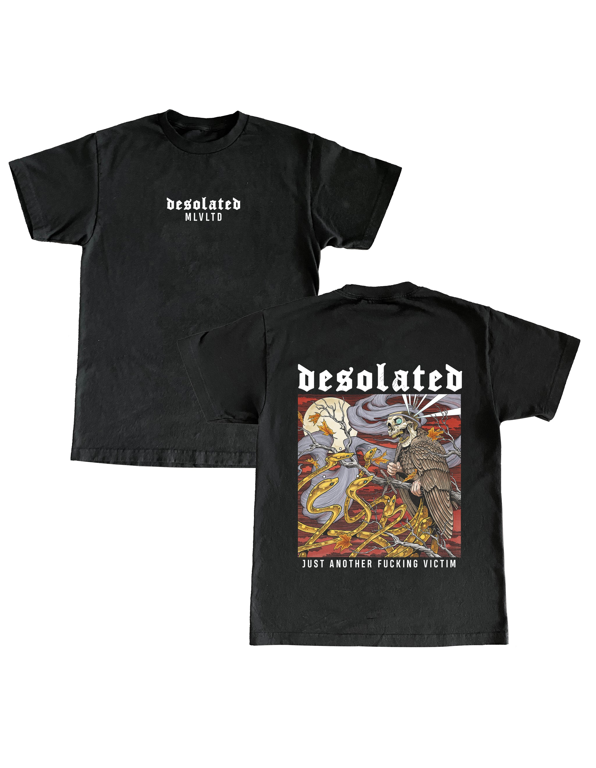 DESOLATED FOOTBALL シャツ　白　MLVLTD DESOLATED FOOTBALL シャツ白MLVLTD