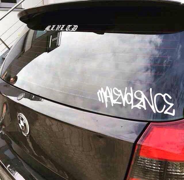 Malevolence Weather-proof Stickers