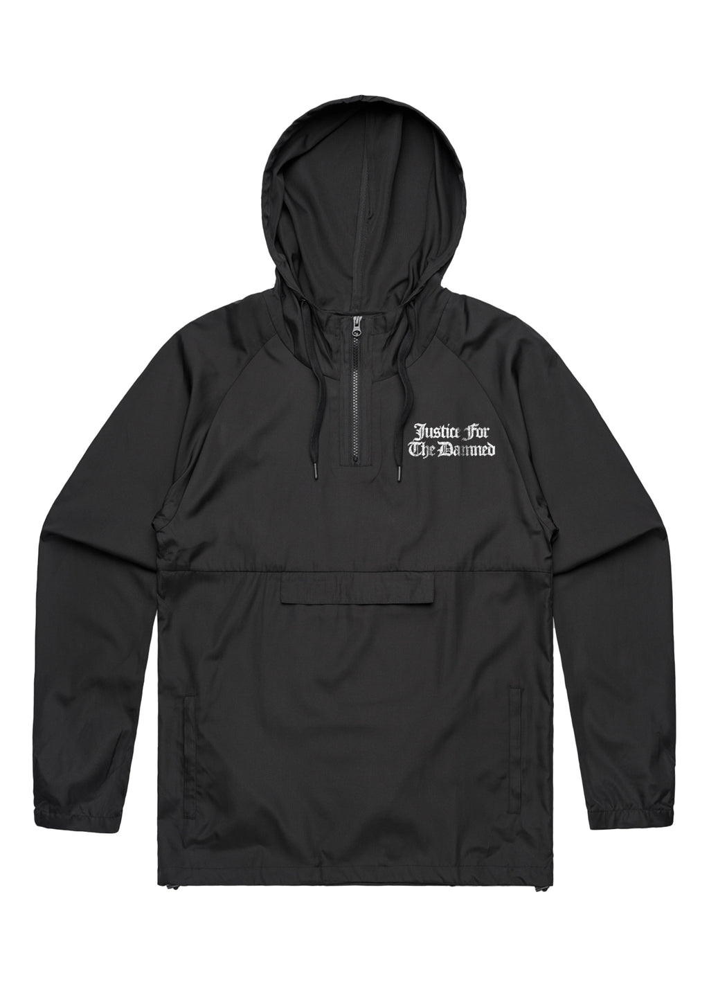 Justice For The Damned Logo Windbreaker